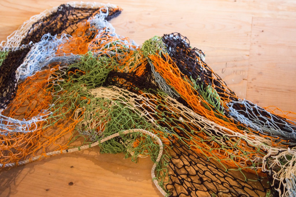 カラフルな漁網