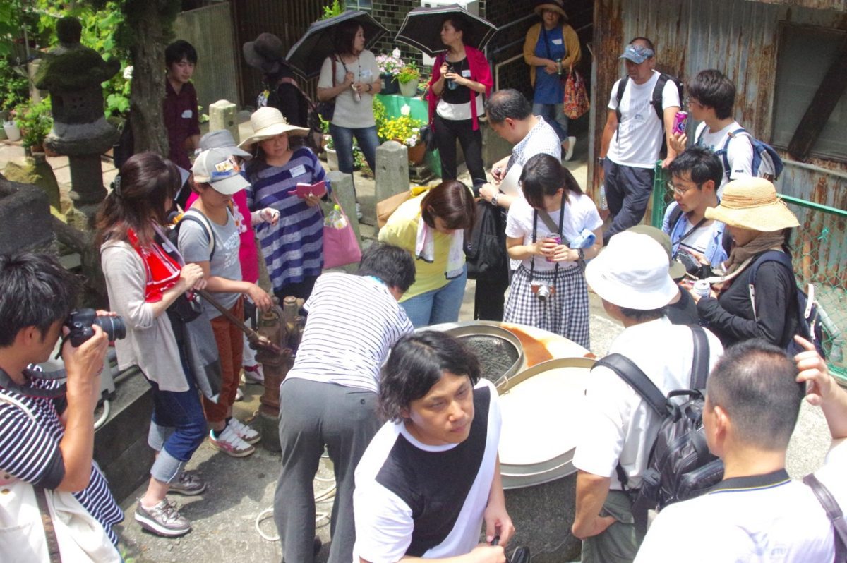 井戸の見学