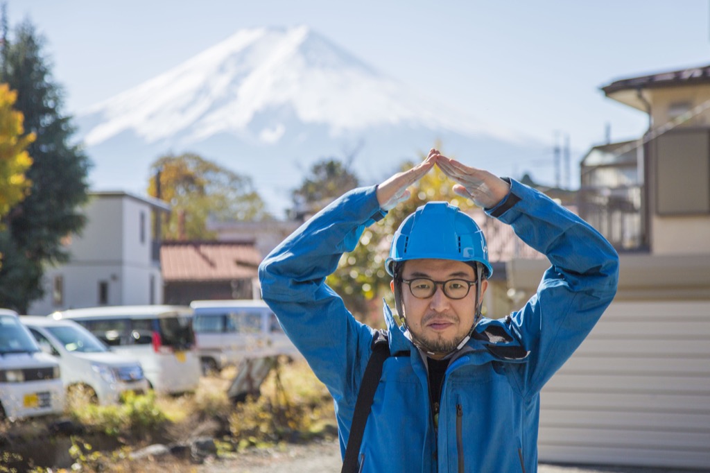 富士山ポーズ