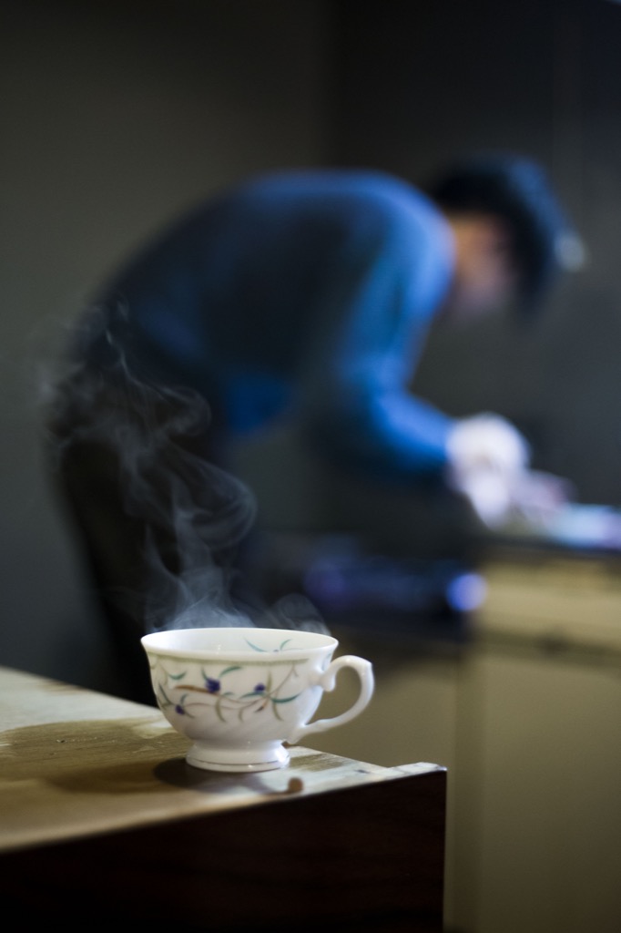 休憩のコーヒー
