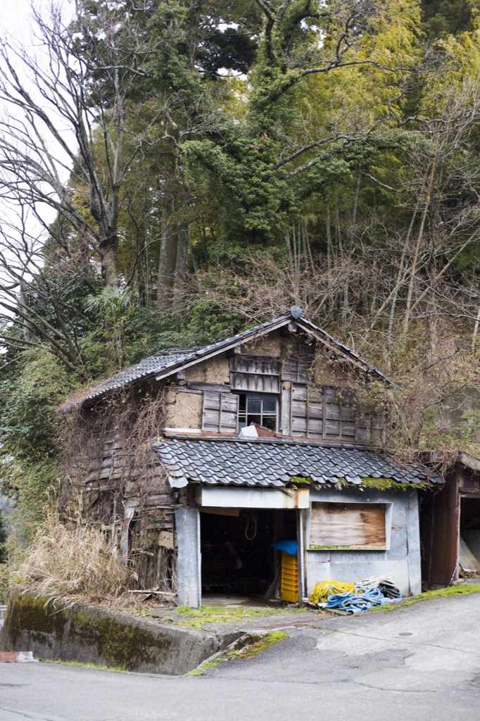 上の集落のお家