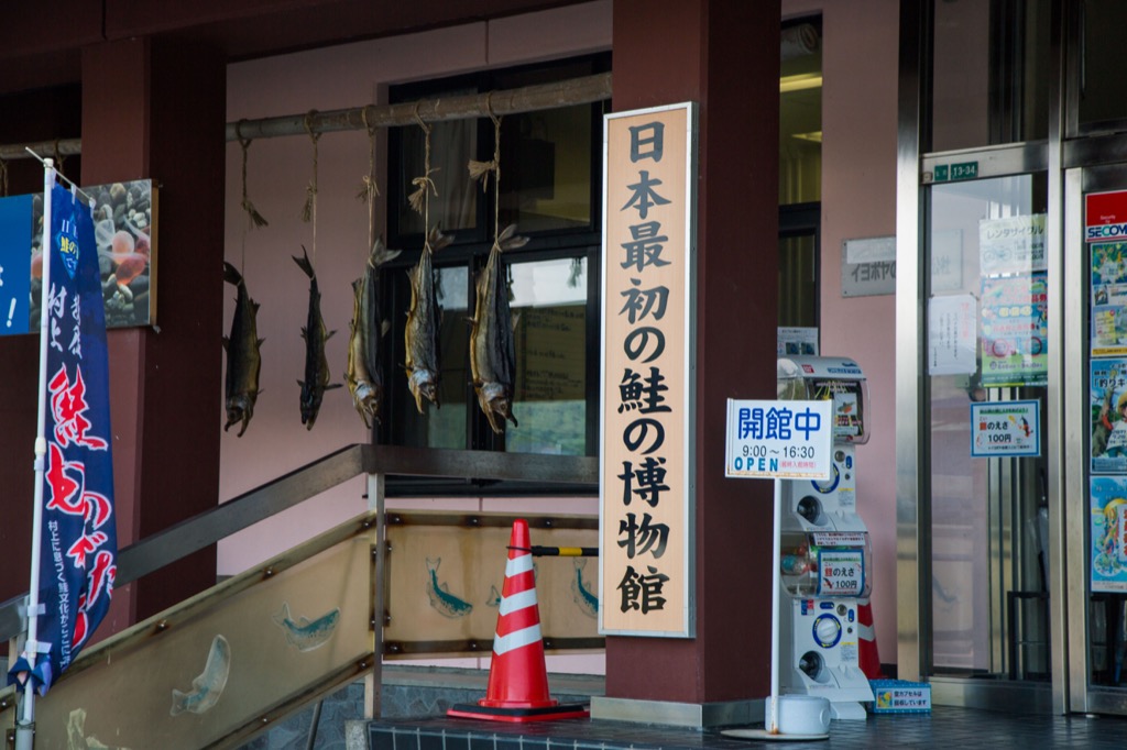 日本最初の鮭の博物館