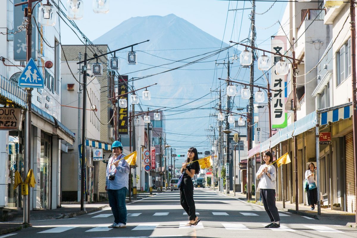 ハタフェス_富士山が大きく見えます