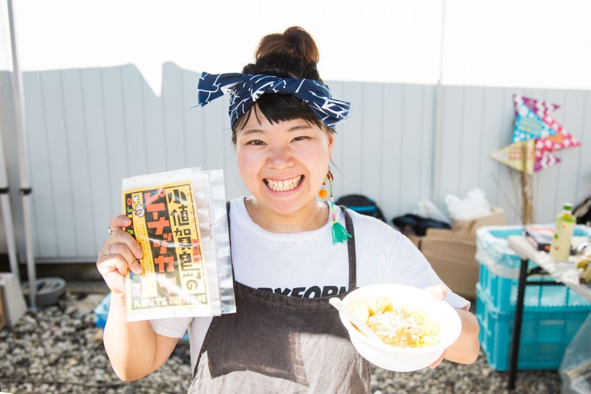 ハタフェス_小値賀島ピーナッツカレー_溝端さん